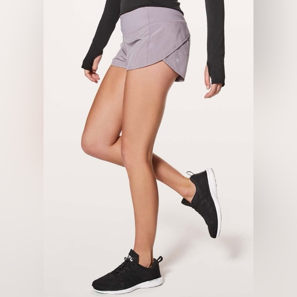 lululemon athletica Pants - Lululemon Light Purple Speed Up Workout Athletic Shorts